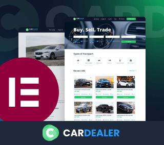 Car Dealer Website Template For Elementor